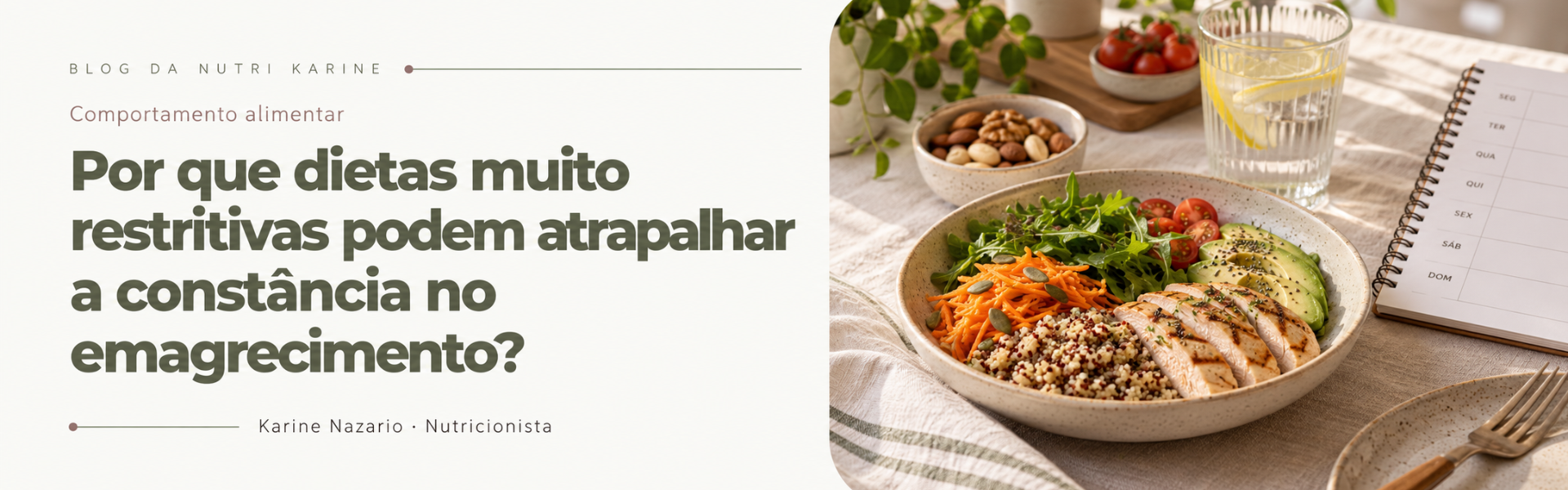 Dietas restritivas e constância no emagrecimento